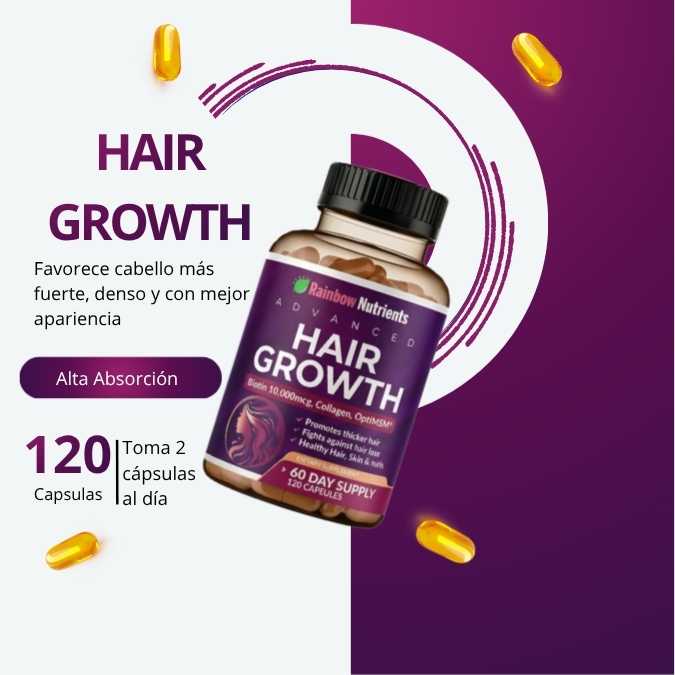 Hair Growth – Cabello más fuerte, grueso y saludable